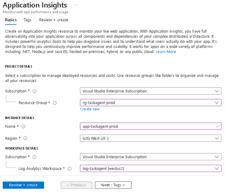 5. application insights